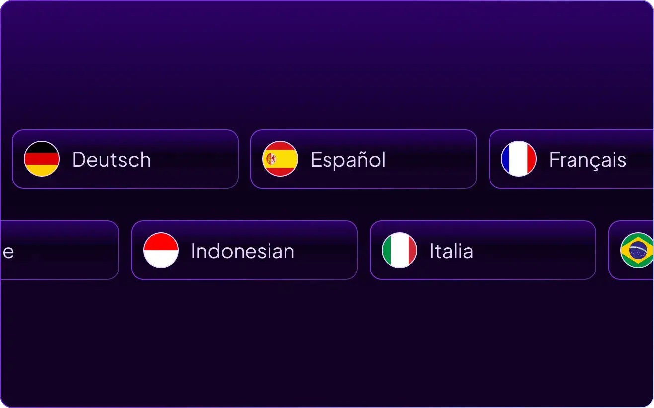 Access to 29+ Languages